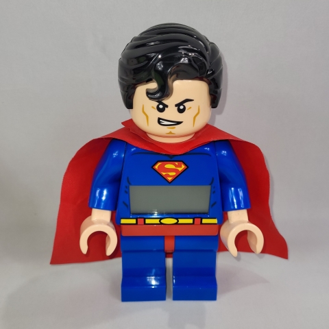 Lego 2013 DC Superheroes 9\" Superman LCD Clock C8