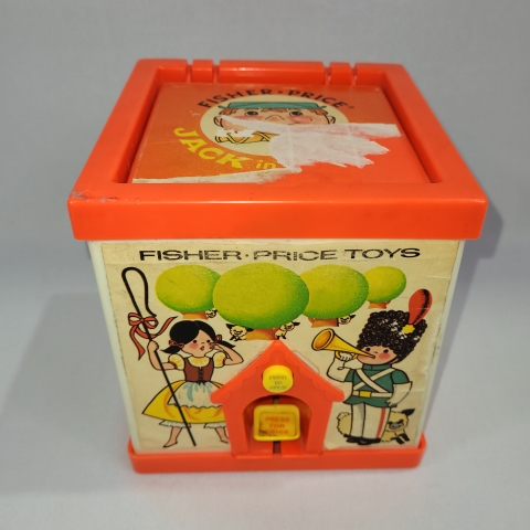 Fisher-Price #138 Vintage 1970 Jack In The Box C6