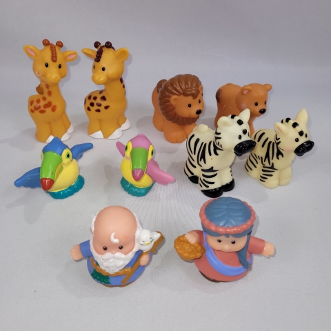 Little People 2002 Noah's Ark Figure Set by Fisher-Price C8