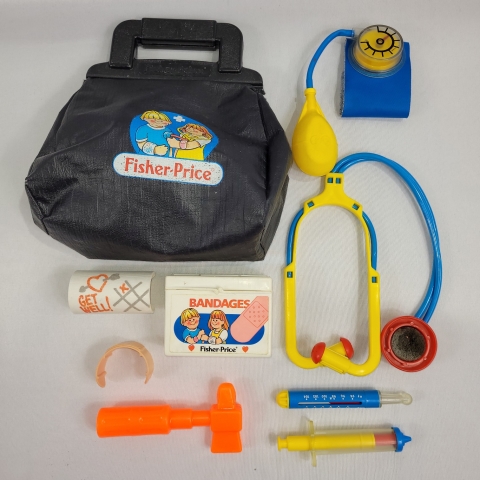 Fisher-Price #2010 Vintage 1987 Medical Kit C8