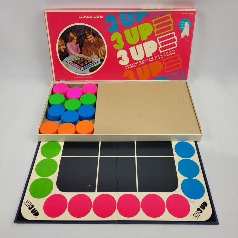 3 Up Vintage 1972 Board game by Lakeside C7
