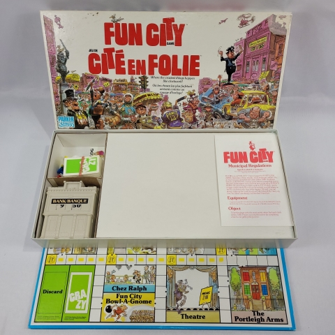Fun City Vintage 1987 Board Game by Parker Brothers C8