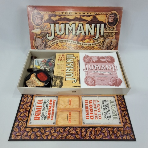 Jumanji Vintage 1995 Board Game by Milton Bradley C8