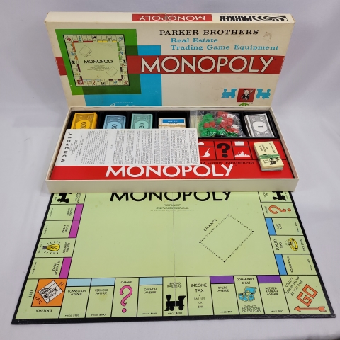 Monopoly Vintage 1961 Board Game by Parker Brothers C7