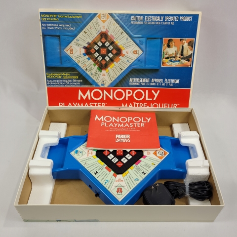 Monopoly Playmaster Vintage 1982 Electronic Game C8