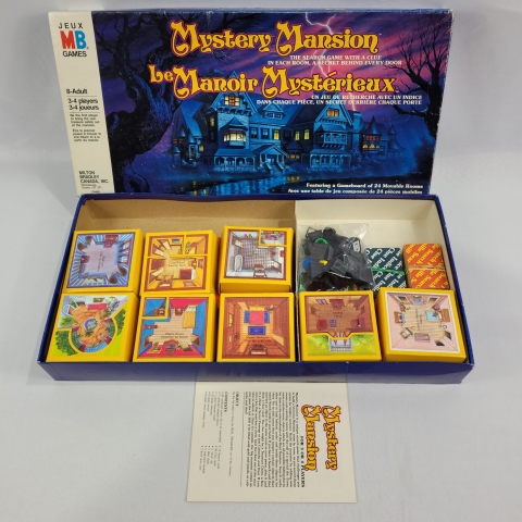 Mystery Mansion Vintage 1984 Board Game by Parker Brothers C7