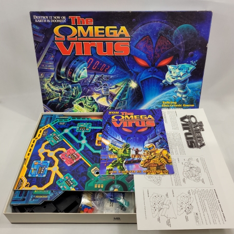 The Omega Virus Vintage 1992 Game by Parker Brothers C8