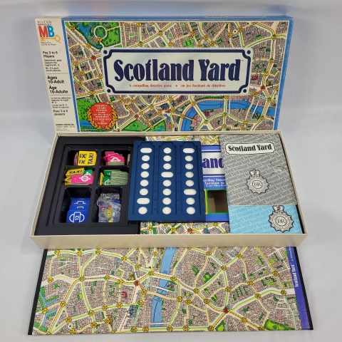 Scotland Yard Vintage 1985 Board Game by Milton Bradley C8