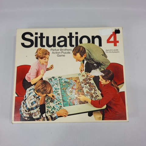Situation 4 Vintage 1968 Board Game by Parker Brothers C7