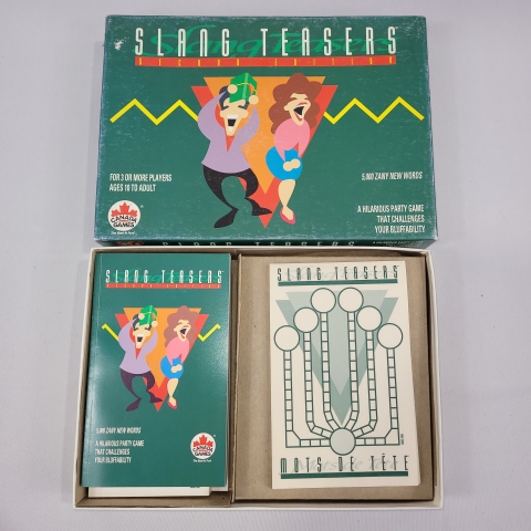 Slang Teasers Second Edition Vintage 1992 Game Canada Games C7