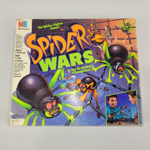 Spider Wars Vintage 1988 Game by Milton Bradley C7