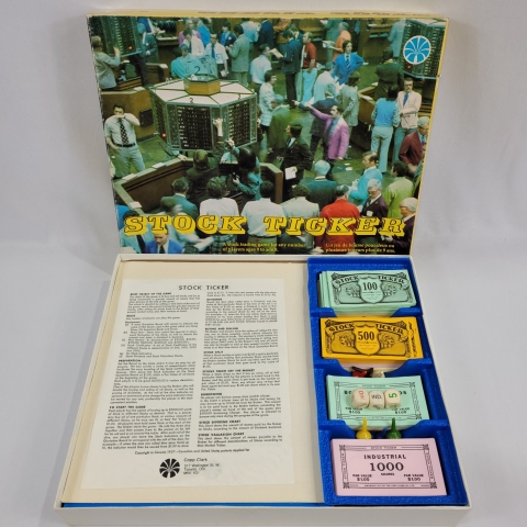 Stock Ticker Vintage Board Game by Copp Clark C7