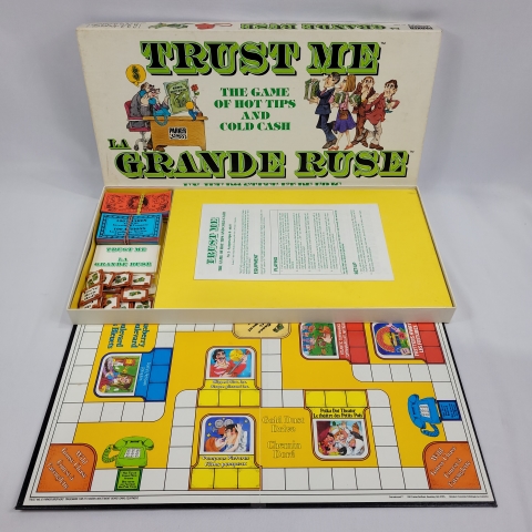 Trust Me Vintage 1981 Board Game by Parker Brothers C7