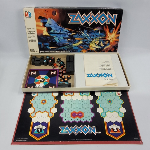 Zaxxon Vintage 1983 Game by Milton Bradley C7