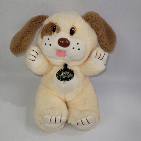 Just Friends Vintage 9\" Plush Dog by Easton Court C8