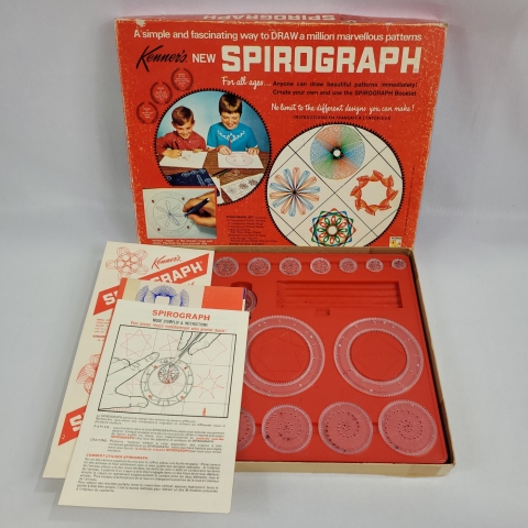 New Spirograph 401 Vintage 1967 Drawing Set by Kenner C6