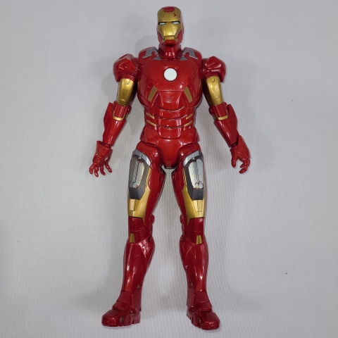 Marvel Avengers Repulsor Strike Iron Man Mark VII 10\" Figure C8