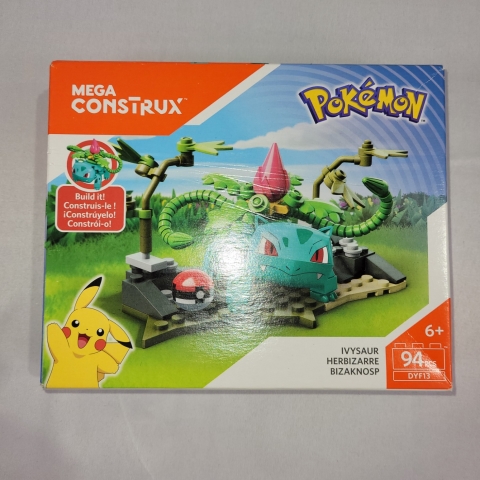 Mega Construx 2017 Ivysaur 94 Piece Block Building Set NEW