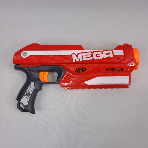 Nerf Mega Magnus Red Foam Dart Blaster by Hasbro C8