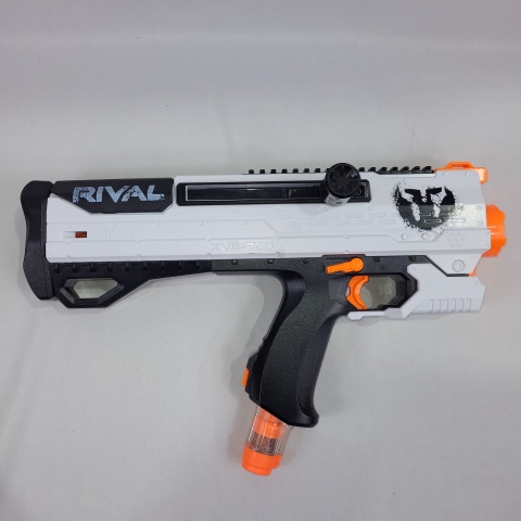 Nerf Rival Apollo XVIII-700 White Foam Ball Blaster Hasbro C8