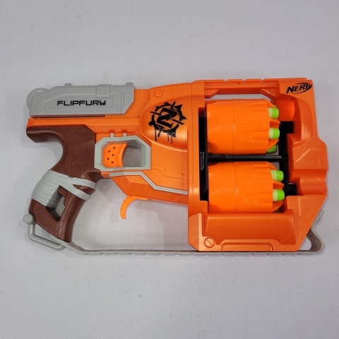 Nerf Zombie Strike Flipfury Foam Dart Blaster by Hasbro C8