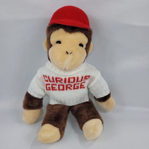 Curious George 14\" Vintage 1984 Plush Monkey by Eden Toys C8