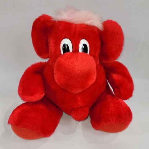 Kodak Kolorkins 1989 Vintage 10\" Plush Red Kosmic by Kodak C9