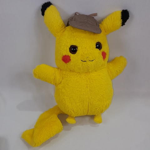 Pokemon 14\" Plush Detective Pikachu by Wicked Cool Toys C8
