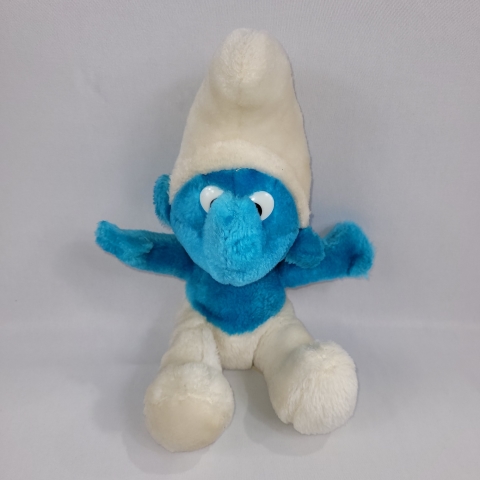 Smurfs 1981 Vintage 12\" Plush Smurf by Peyo C8