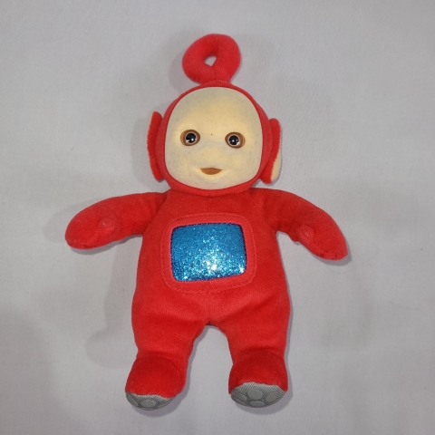 Teletubbies 1998 Vintage 8" Plush Po Beanie by Eden C8