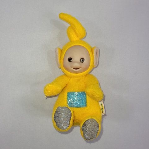 Teletubbies 1998 Vintage 7" Plush Laa Laa Beanie C8