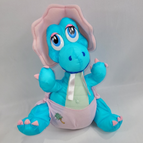 Tiny Dinos 1987 Vintage 15" Plush Bronty by LJN C8