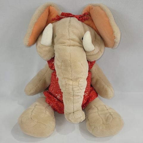 Wrinkles 1981 Vintage 17" Plush Trunkit Elephant by Ganz Bros C8