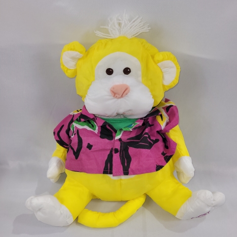 Wild Puffalumps 1987 Vintage 15\" Plush Monkey by Fisher-Price