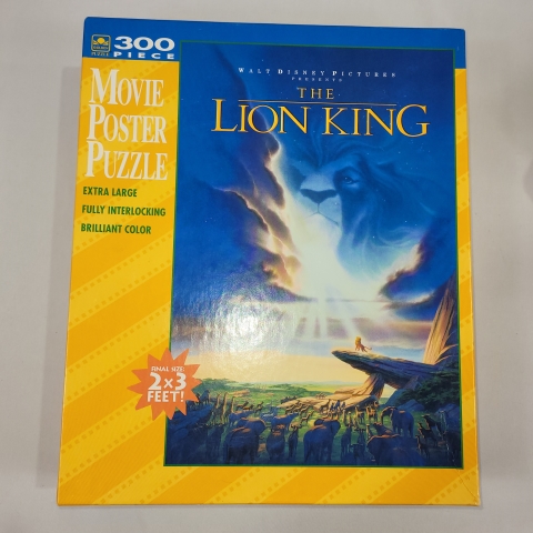 Walt Disney The Lion King Vintage 300 Piece Movie Poster Puzzle