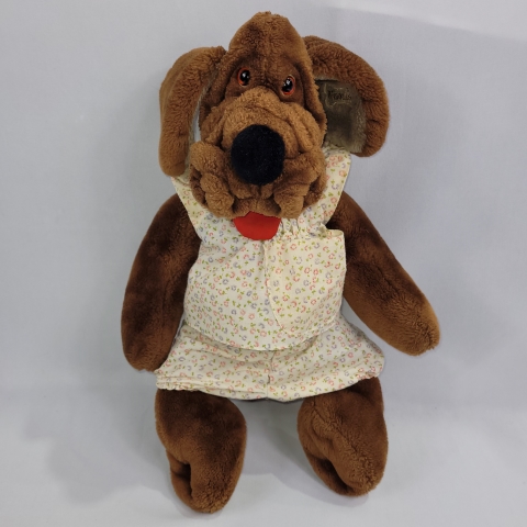 Wrinkles 1981 Vintage 16\" Plush Dog by Ganz C7