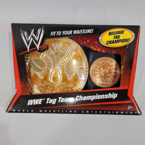 WWE Tag Team Championship 2010 Wrestling Belt by Mattel NEW